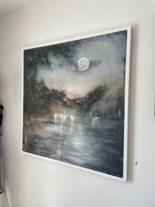‘Edge of Alchemy’ 100 x 100cm Original canvas (collection from West Sussex)