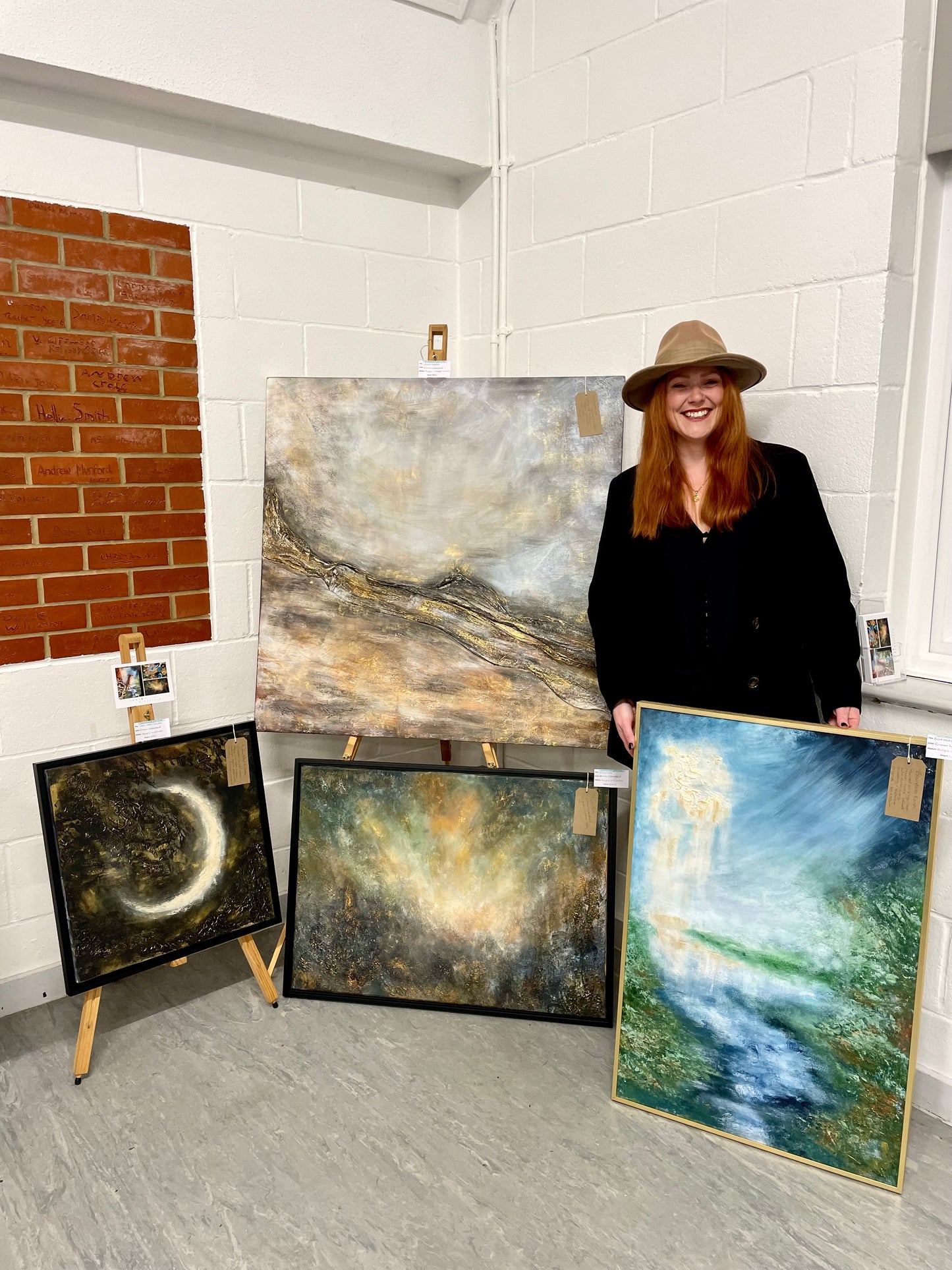 New Moon Eclipse Oct ‘24 Original acrylic on canvas