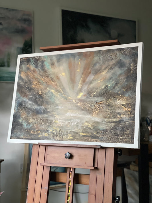 Fireheart - Original Acrylic on Canvas