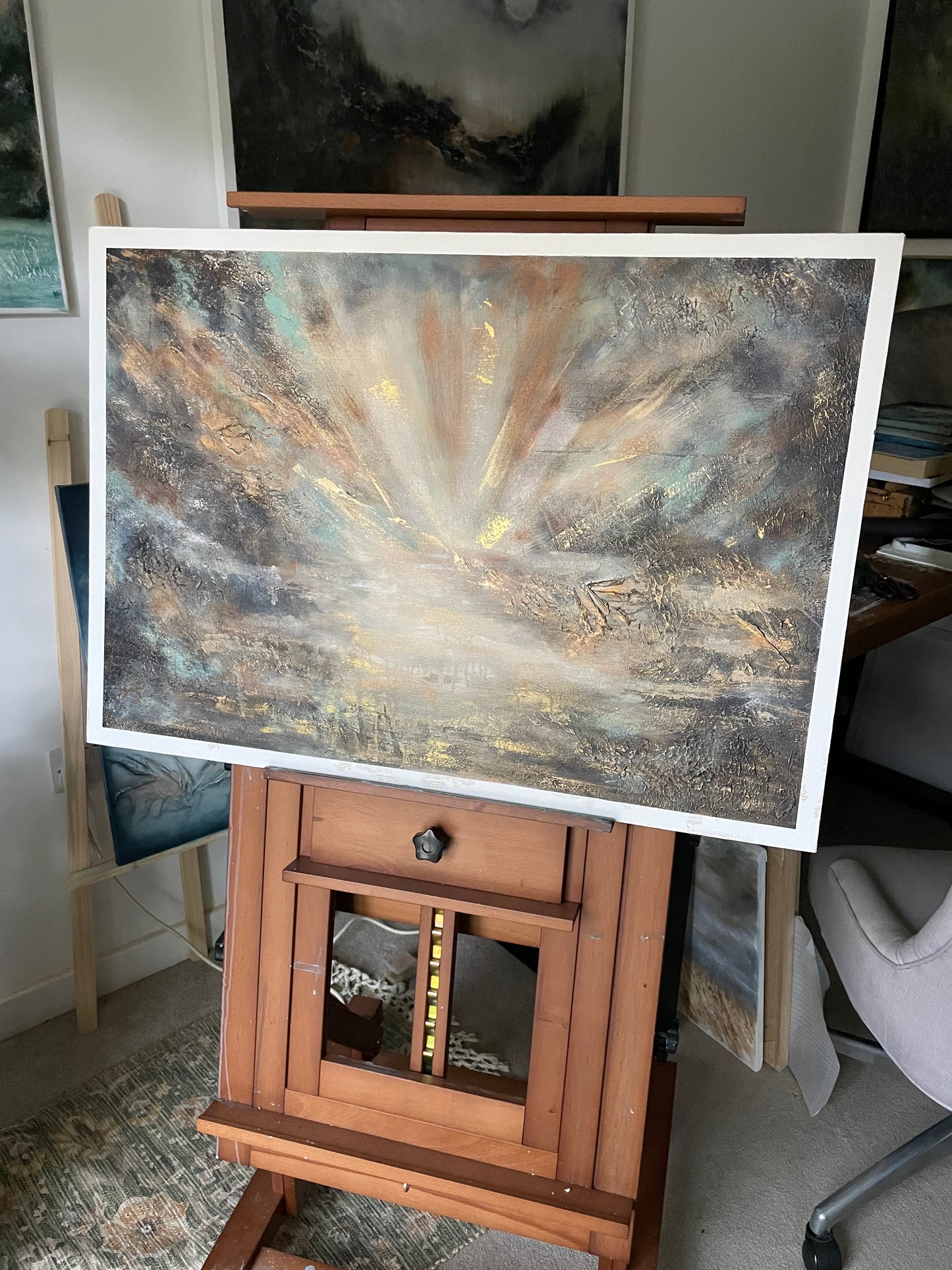 Fireheart - Original Acrylic on Canvas
