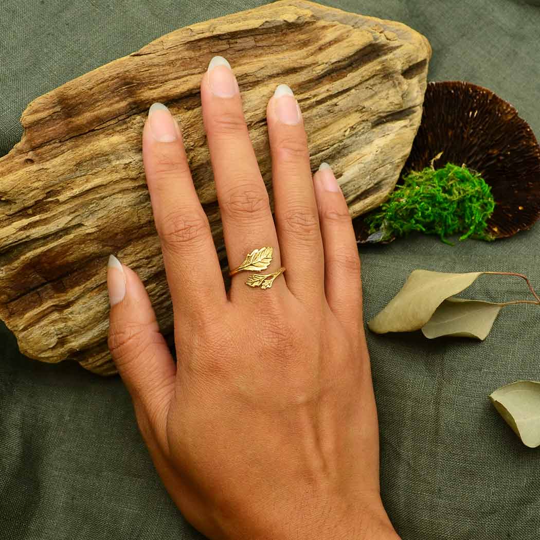 Gold Leaf Ring
