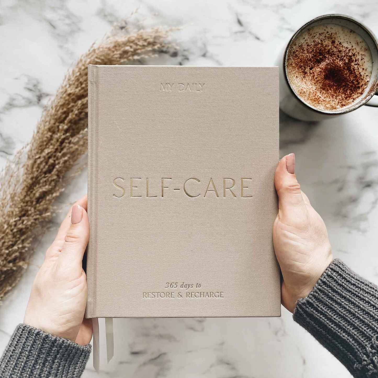 My Daily Self-Care in Pebble + Gold Foil