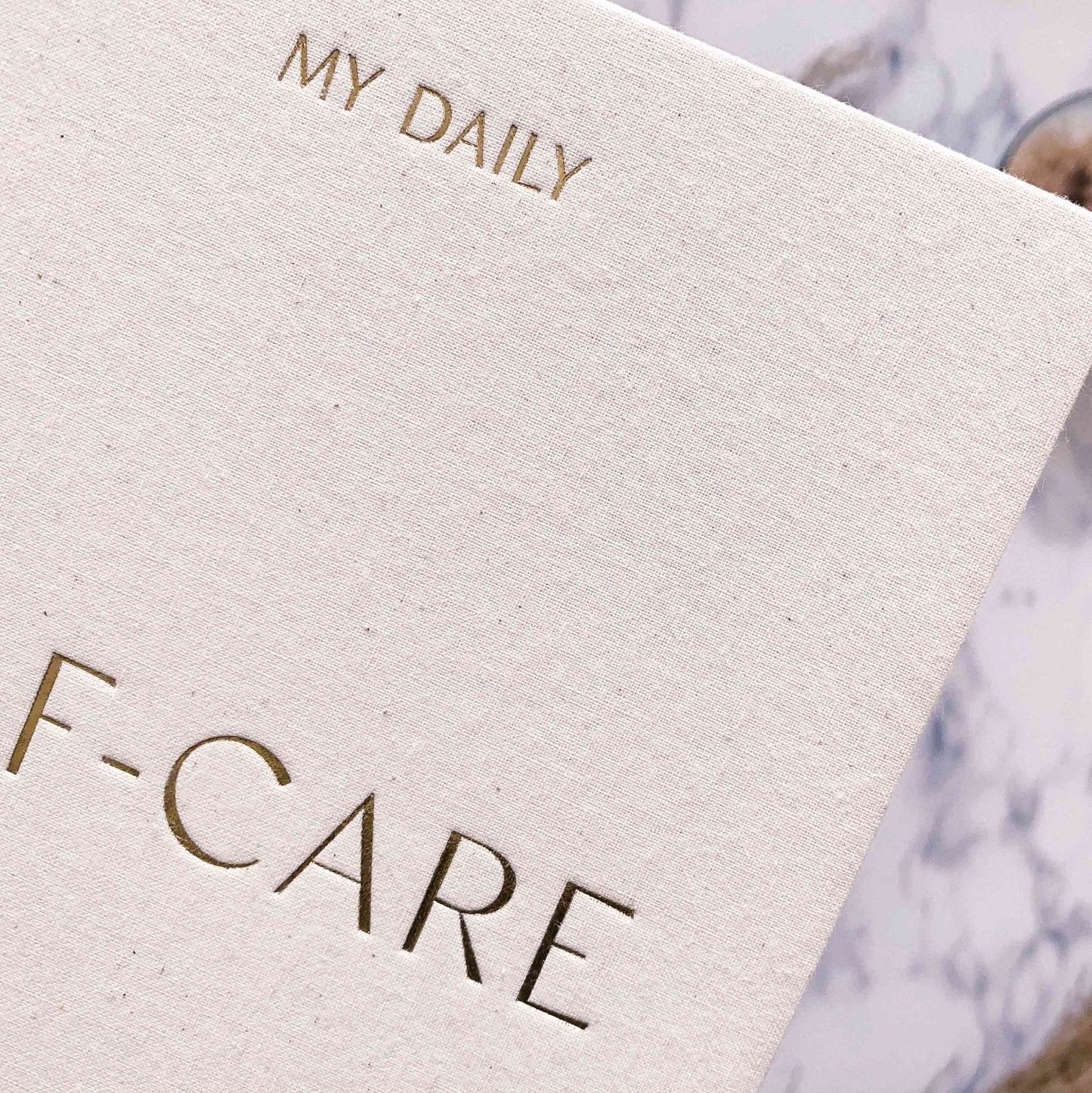 My Daily Self-Care, Almond + Gold Foil