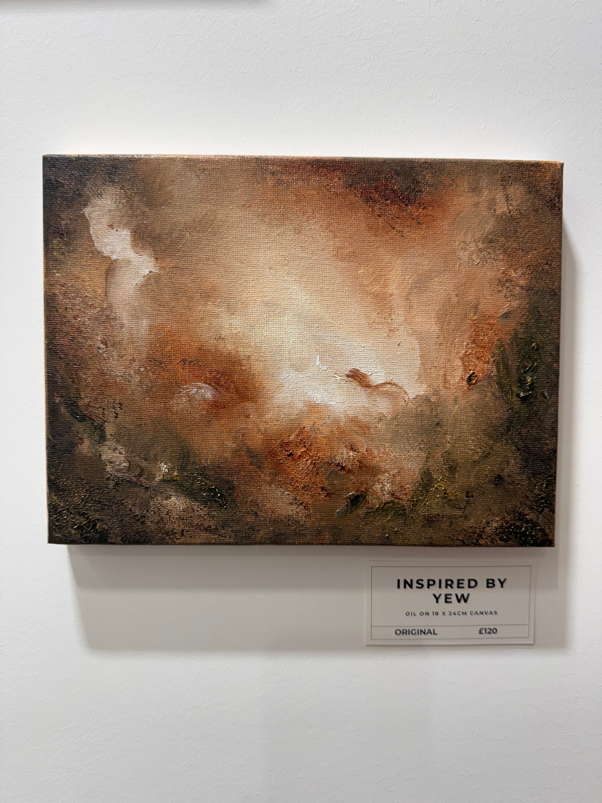 Inspired by Yew II - Original Oil on Canvas