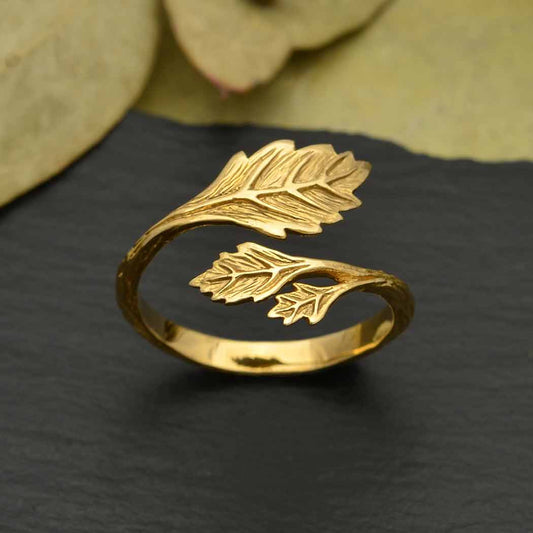 Gold Leaf Ring