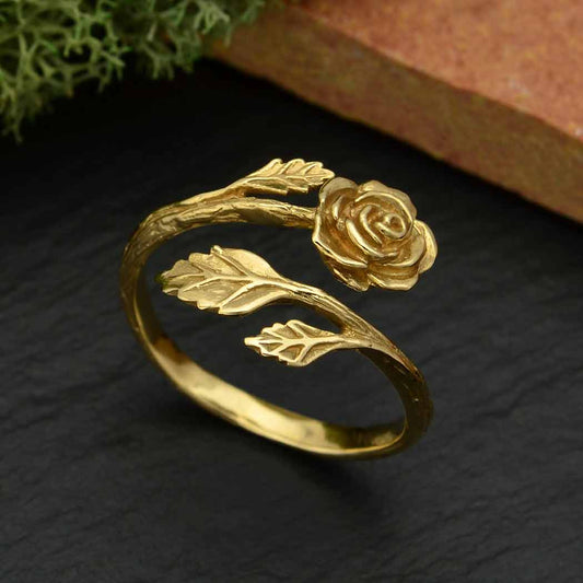 Gold Rose Ring